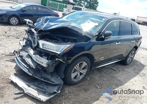 2019 Acura Mdx Standard z USA, uszkodzony, nr VIN 5J8YD4H36KL032256